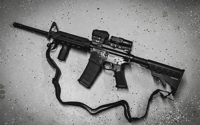 AR-15半自動步槍 桌布 圖片