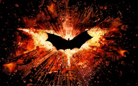 蝙蝠俠，翅膀，城市 高清桌布
