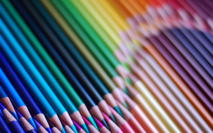 彩色鉛筆，朦朧 桌布 圖片