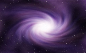 紫色星系，空間 高清桌布