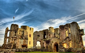 廢墟，城堡，英國